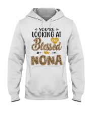 One Blessed Nona - Leo Hooded Sweatshirt tile
