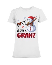 I Love Being A Granz - Xmas Premium Fit Ladies Tee tile