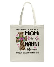 Mom Then A Nahni - Cross Tote Bag tile