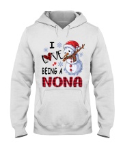 I Love Being A Nona - Xmas Hooded Sweatshirt tile