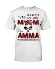 Mom And Amma - Red 2022 .Png Classic T-Shirt front