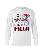I Love Being A Mela - Xmas Long Sleeve Tee tile