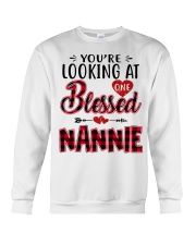 One Blessed Nannie - Red Crewneck Sweatshirt tile