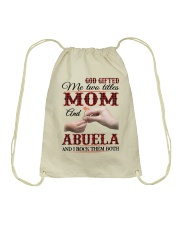 Mom And Abuela I Rock Them Both Drawstring Bag tile