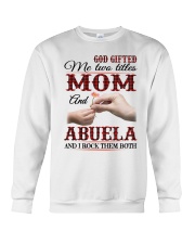 Mom And Abuela I Rock Them Both Crewneck Sweatshirt tile