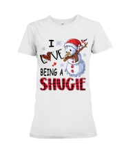 I Love Being A Shugie - Xmas Premium Fit Ladies Tee tile
