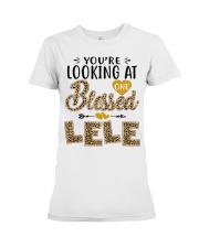 One Blessed Lele - Leo Premium Fit Ladies Tee tile
