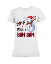 I Love Being A Bam Bam - Xmas Premium Fit Ladies Tee tile