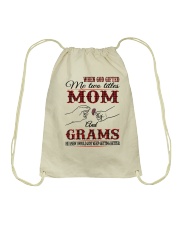 Mom And Grams - H Drawstring Bag tile