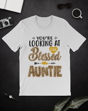 One Blessed Auntie - Leo Classic T-Shirt lifestyle-mens-crewneck-front-16