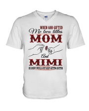 Mom and Mimi - H V-Neck T-Shirt tile