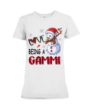I Love Being A Gammi - Xmas Premium Fit Ladies Tee tile