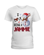 I Love Being A Jammie - Xmas Ladies T-Shirt tile