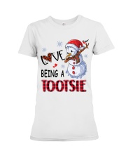I Love Being A Tootsie - Xmas Premium Fit Ladies Tee tile