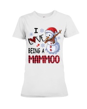 I Love Being A Mammoo - Xmas Premium Fit Ladies Tee tile