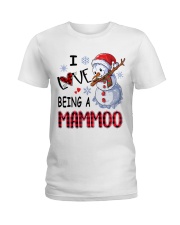 I Love Being A Mammoo - Xmas Ladies T-Shirt tile