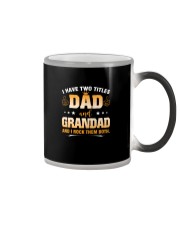 I have two titles Dad and Grandad Color Changing Mug tile