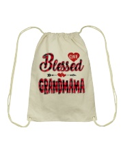 Blessed Grandmama - Red Drawstring Bag tile