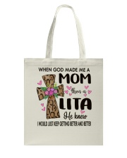Mom Then A Lita - Cross Tote Bag tile