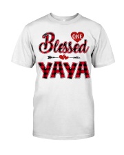 Blessed Yaya - Red Classic T-Shirt front