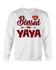 Blessed Yaya - Red Crewneck Sweatshirt tile