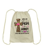 Mom Then A Grandy - Cross 2 Drawstring Bag tile
