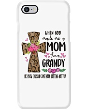 Mom Then A Grandy - Cross 2 Phone Case tile