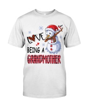 I Love Being A Grandmother - Xmas Classic T-Shirt front