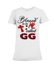 Blessed To Be Called Gg - Red Premium Fit Ladies Tee tile