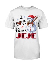 I Love Being A Jeje - Xmas Classic T-Shirt front