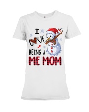 I Love Being A Me Mom - Xmas Premium Fit Ladies Tee tile