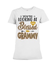 One Blessed Grammy - Leo Premium Fit Ladies Tee tile