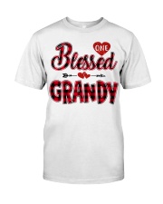Blessed Grandy - Red Classic T-Shirt front