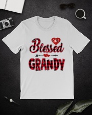 Blessed Grandy - Red Classic T-Shirt lifestyle-mens-crewneck-front-16