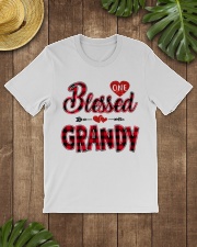 Blessed Grandy - Red Classic T-Shirt lifestyle-mens-crewneck-front-18