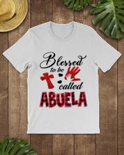 Blessed To Be Called Abuela - Red Classic T-Shirt lifestyle-mens-crewneck-front-18