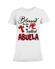 Blessed To Be Called Abuela - Red Premium Fit Ladies Tee tile