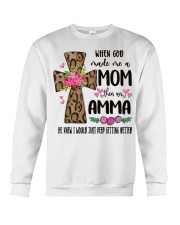 Mom Then An Amma - Cross 2 Crewneck Sweatshirt tile