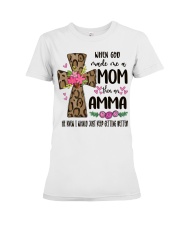 Mom Then An Amma - Cross 2 Premium Fit Ladies Tee tile