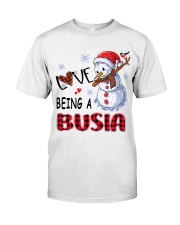 I Love Being A Busia - Xmas Classic T-Shirt front