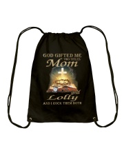 Mom And Lolly - Book Drawstring Bag tile