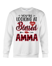One Blessed Amma - Red Crewneck Sweatshirt tile