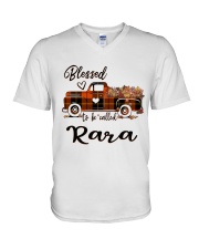 Blessed To Be Called Rara - Autumn V-Neck T-Shirt tile