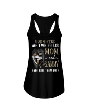 Mom And Gammy - Rock Them Both Cross Ladies Flowy Tank tile