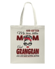 Mom And Grangran - Red 2022 .Png Tote Bag tile