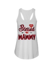 Blessed Mammy - Red Ladies Flowy Tank tile