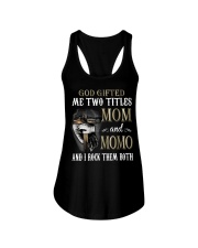 Mom And Momo - Rock Them Both Cross Ladies Flowy Tank tile