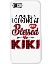 One Blessed Kiki - Red Phone Case tile