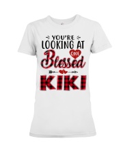 One Blessed Kiki - Red Premium Fit Ladies Tee tile
