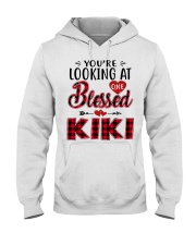 One Blessed Kiki - Red Hooded Sweatshirt tile